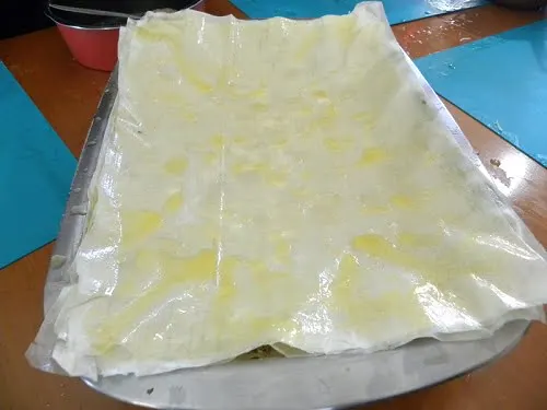 Layers of baklavas image