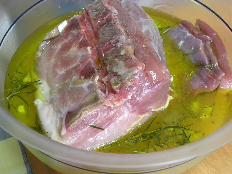 Pork in marinade image