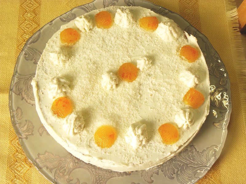 Vegan Carrot and Banana Cake with Coconut Frosting