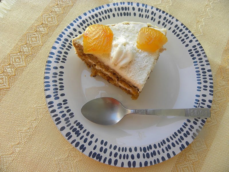 Vegan Carrot and Banana Cake cut image