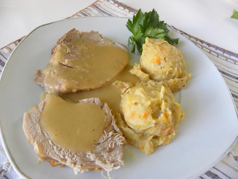 Pork with celery root image