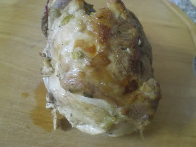 The meat after it is baked image