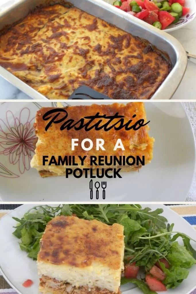 collage Pastitsio (Greek Pasta Casserole) photo