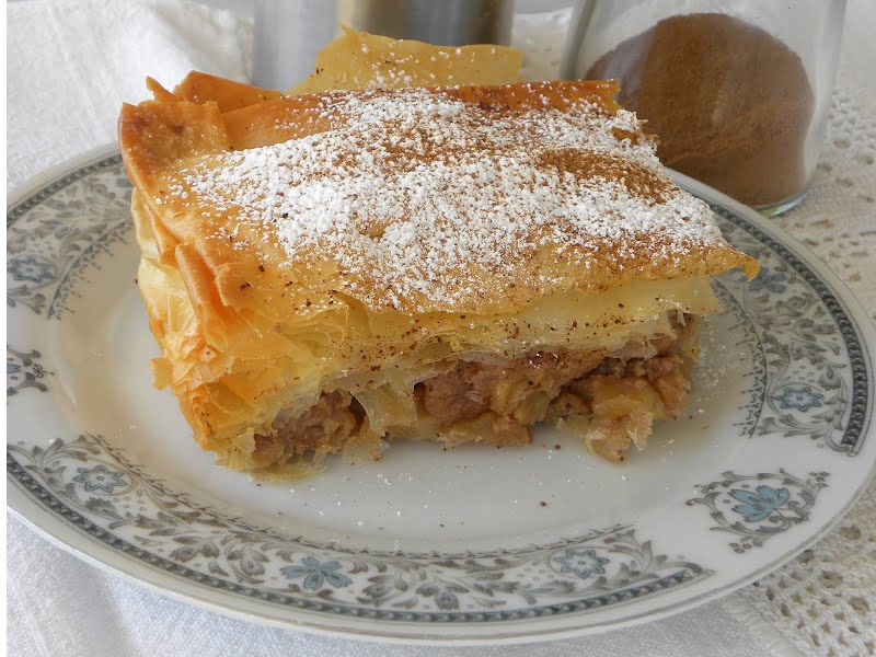 milopita greek apple pie image