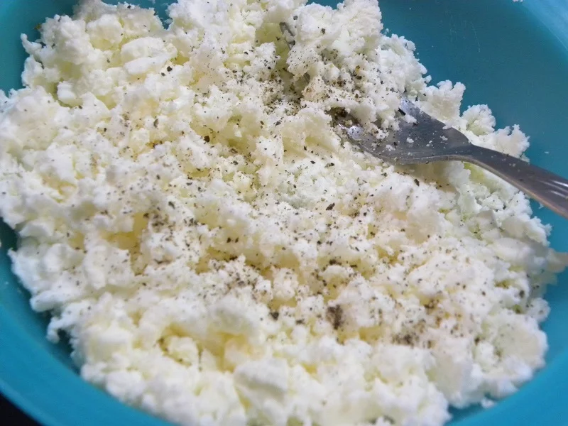 Feta with black pepper image