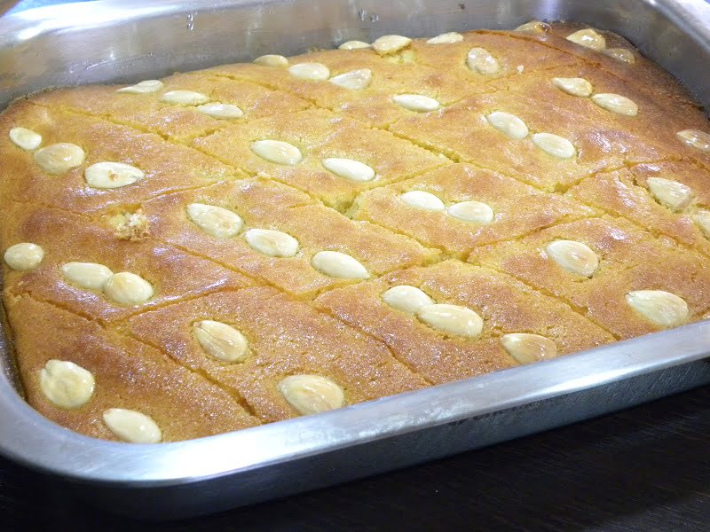 Revani sponge cake image