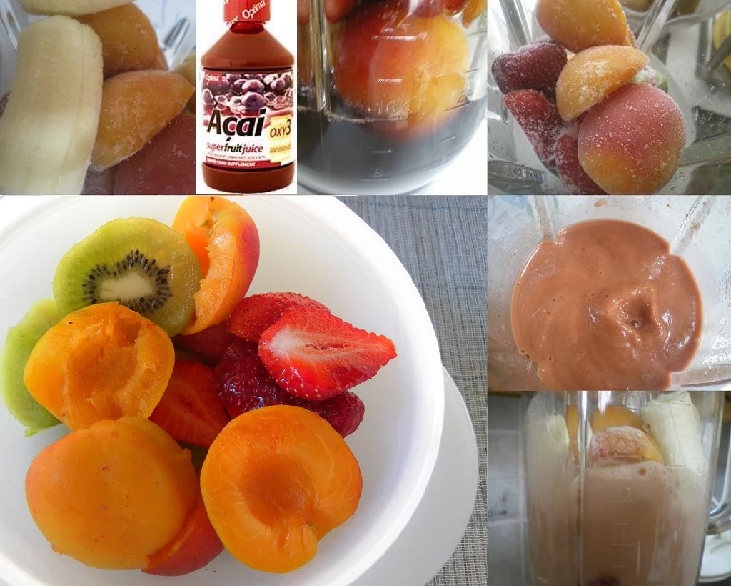 Collage Acai Berries Smoothie image