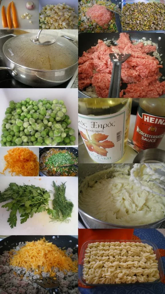 Collage Shepherd's Pie with ground turkey image