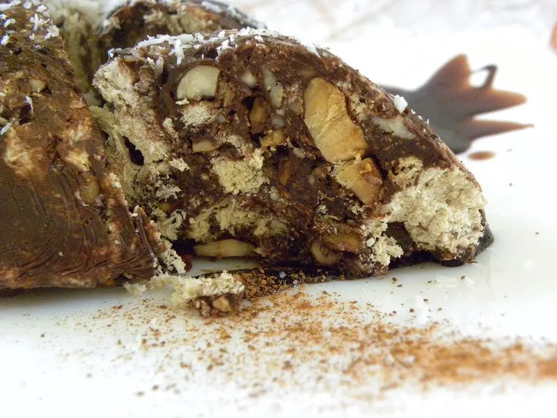Halvas with chocolate image