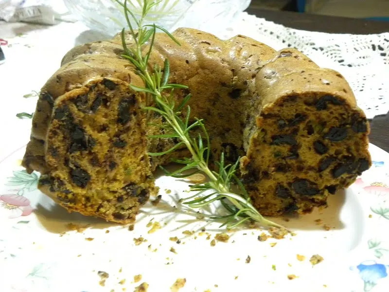 Savory olives cake image