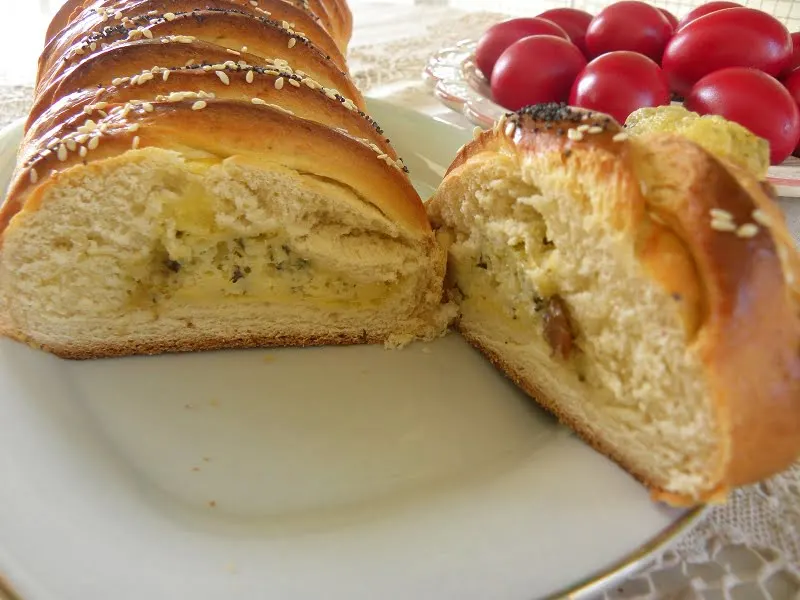 Savory tsoureki photo