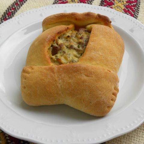 Arniopita, leftover lamb pie image