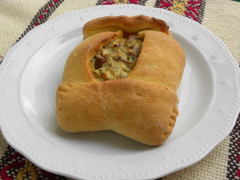 Arniopita, leftover lamb pie image