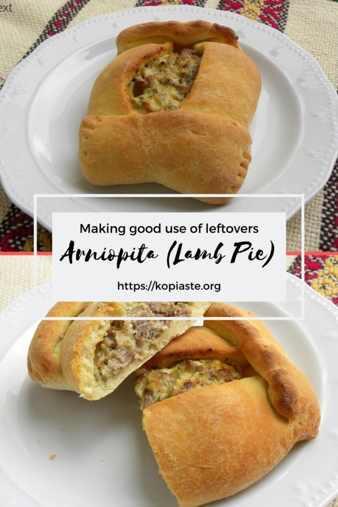 Collage Arniopita, lamb pie image