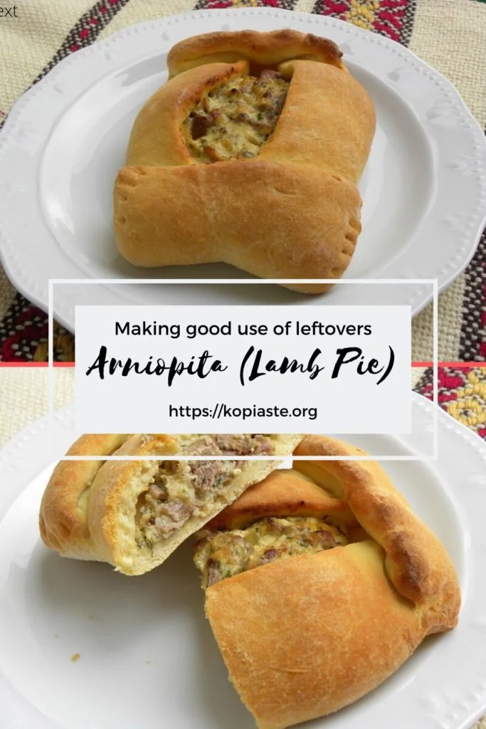 Collage Arniopita, lamb pie image