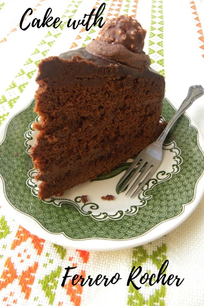 Collage Cake with Ferrero Rocher image