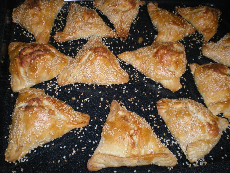 Mini flaounes baked image