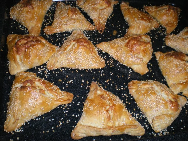 Mini flaounes baked image