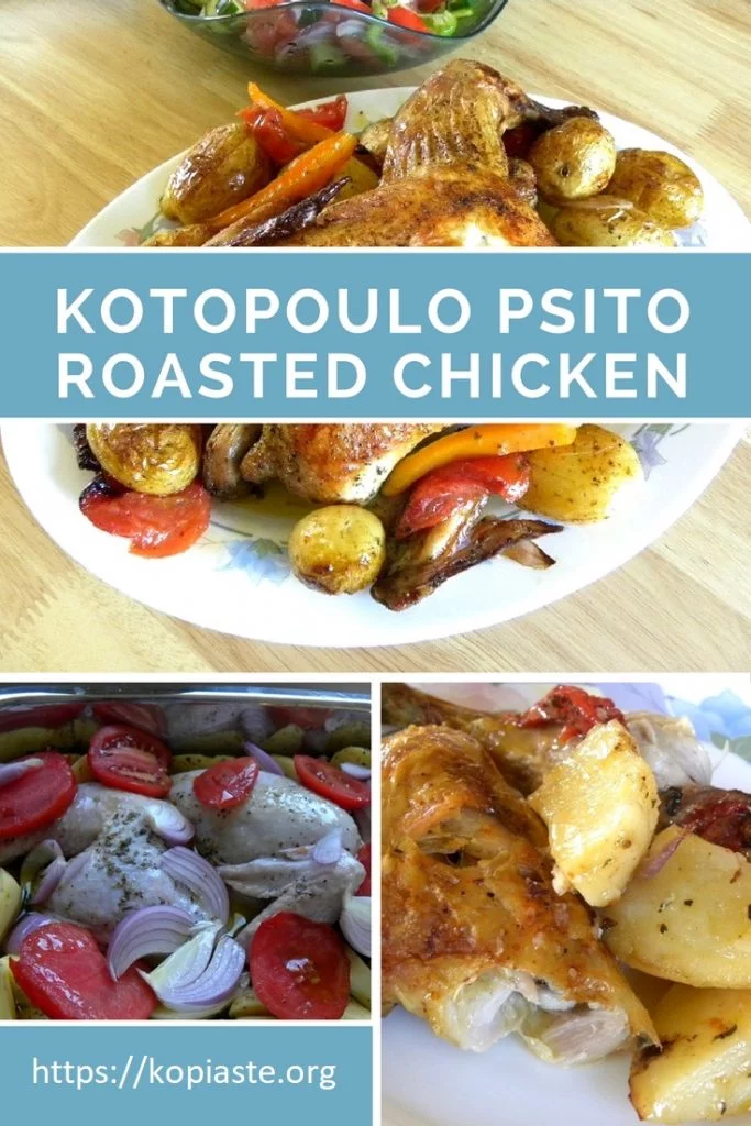Collage Crispy roasted chicken image