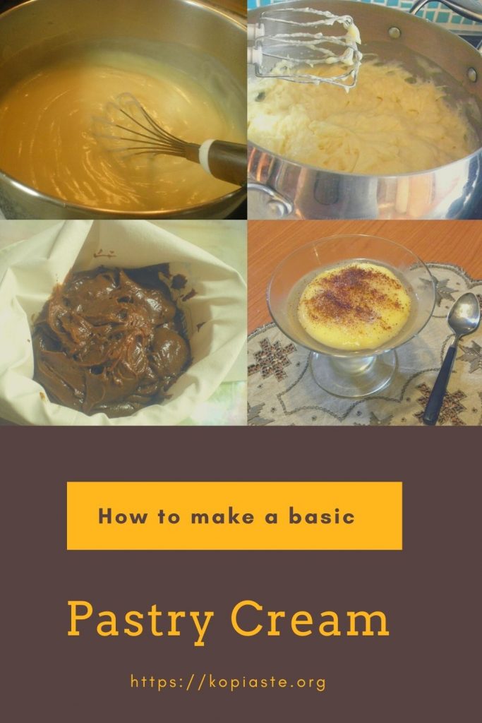 Collage how to make pastry cream image