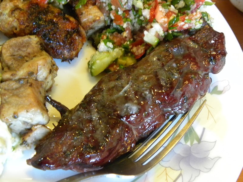 Grilled calf liver image