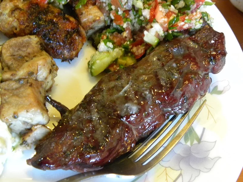 Grilled calf liver image