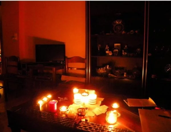 Candles lit image
