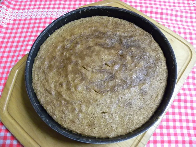 Cake before the decoration image