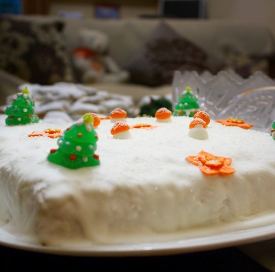 A Christmas Fruit Cake with a twist