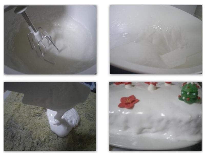 Collage making frosting image