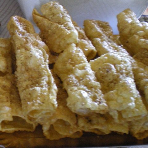 Homemade diples picture