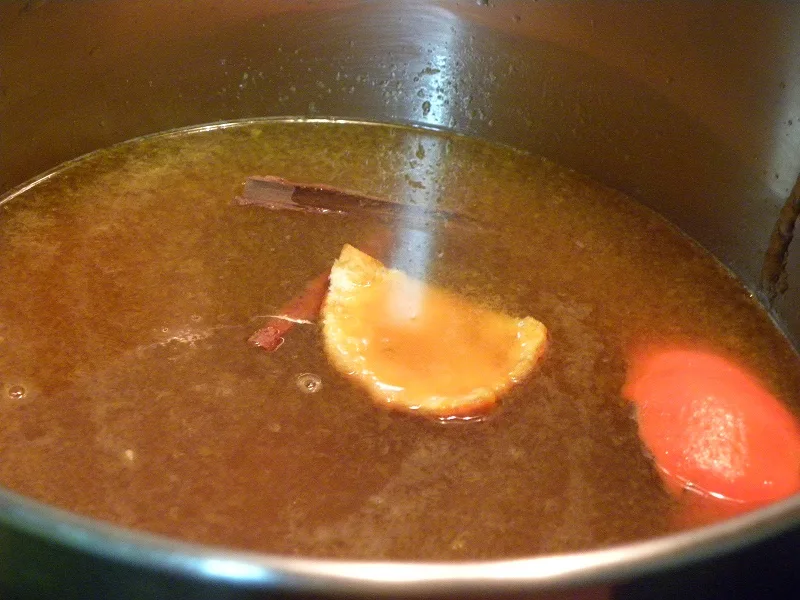 mandarin honey syrup image