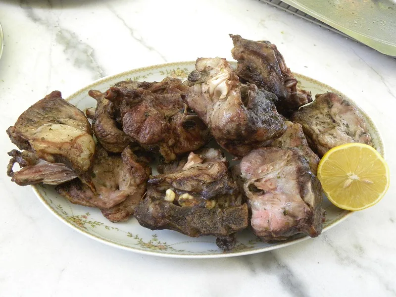 Cypriot lamb souvla image