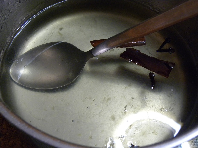 Preparing the syrup image