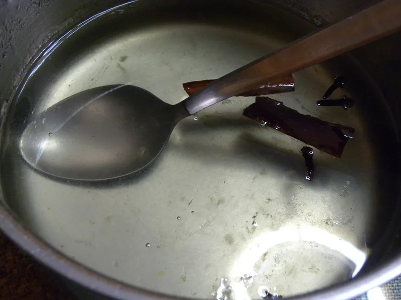 Preparing the syrup image