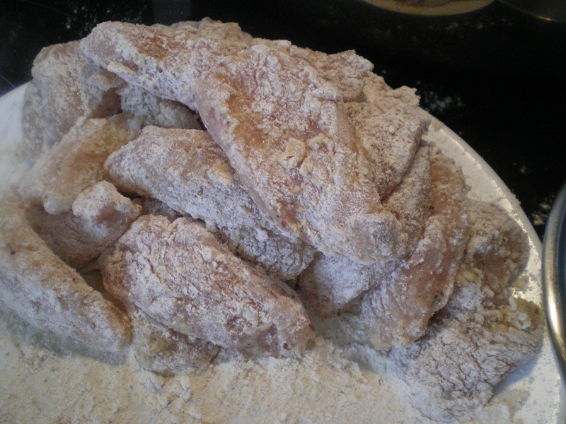 chicken breast floured image