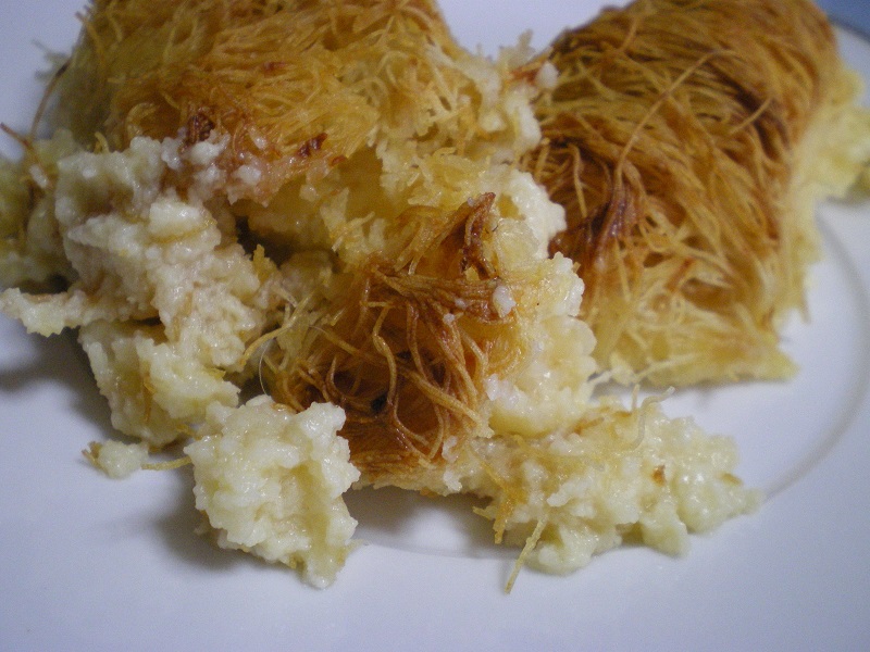 Tyropita with melting cheese picture