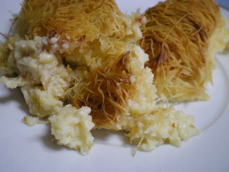 Tyropita with melting cheese picture