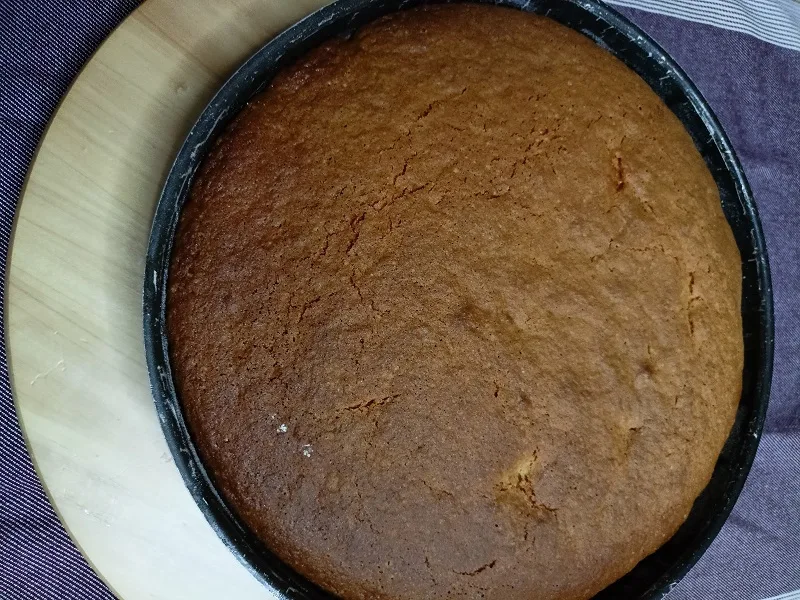 Apple cake baked image