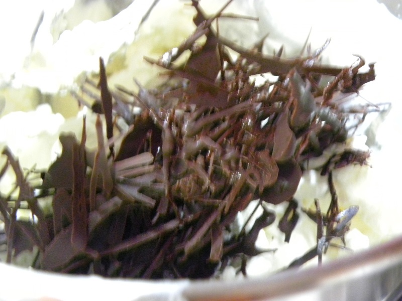 Making stracciatella image