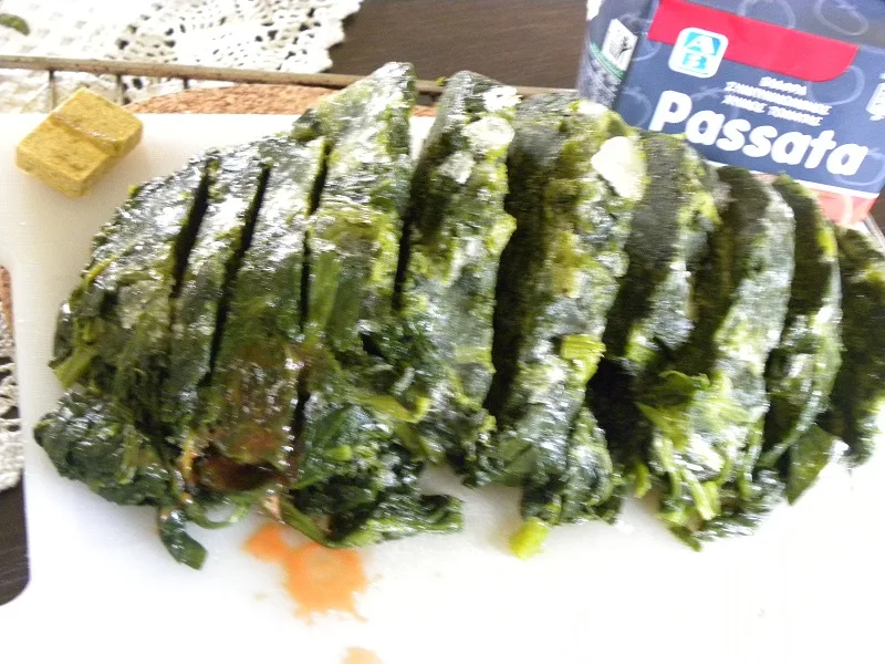 Spinach chopped image