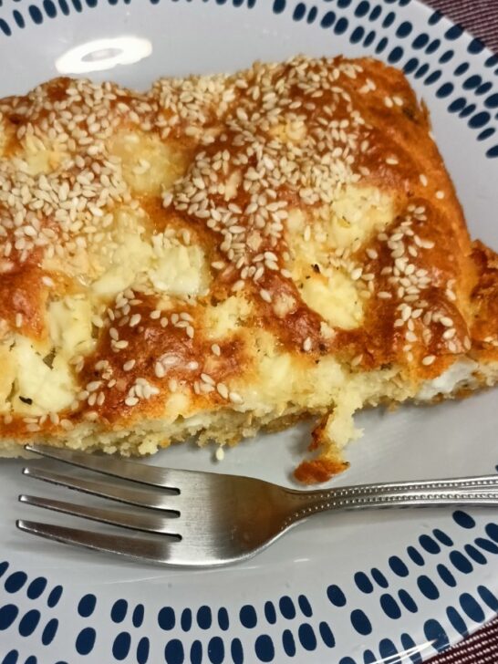 Easy Feta Pie (Alevropita) in ten minutes