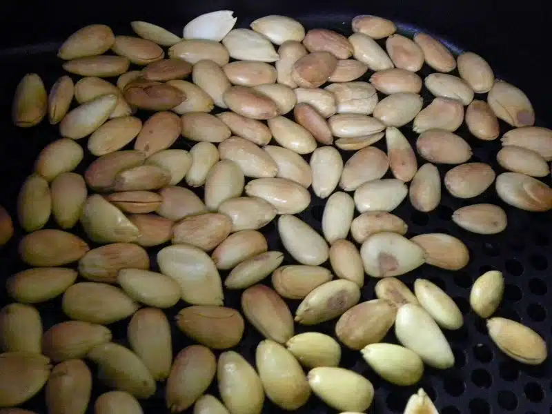 Roasted almonds in the air fryer image