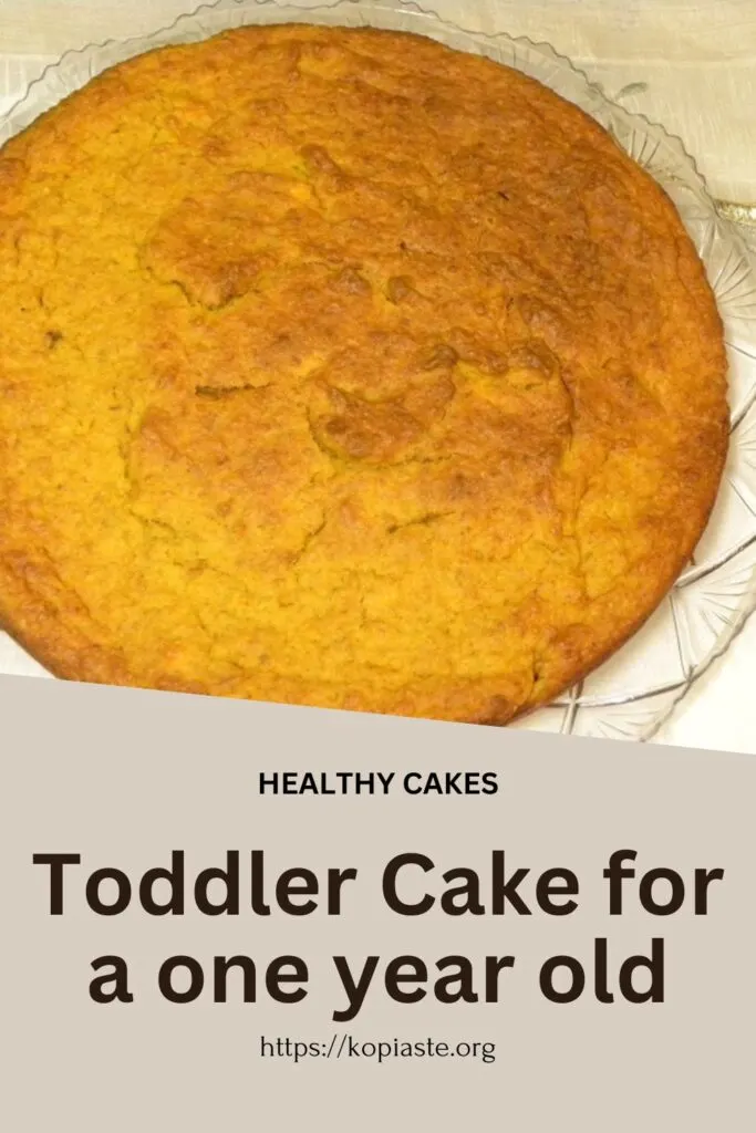 Sugar free cake for 1 year old imag