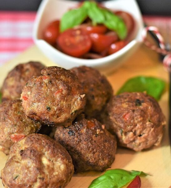 Airfryer Meatballs adjusted for Gallbladder Diet