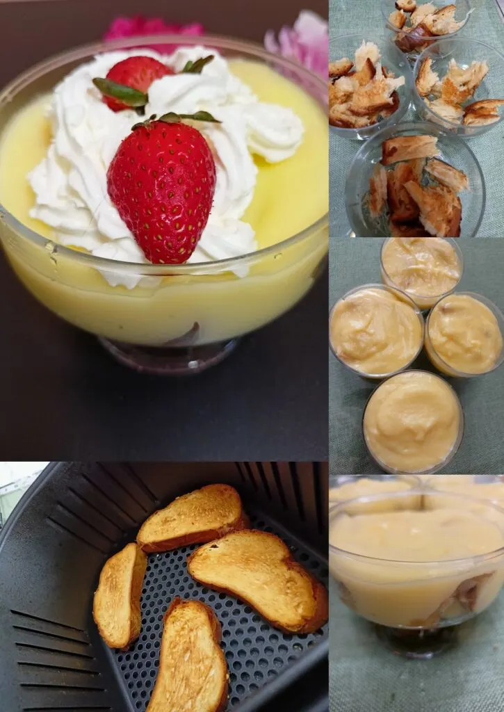 Collage Ekmek with Tsoureki in the air fryer image