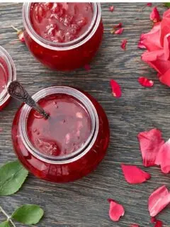 Rose Petal Sweet Preserve with real roses image