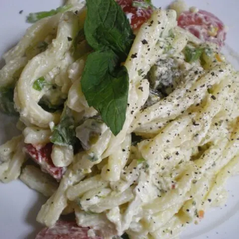 Summer Pasta Salad with pesto image