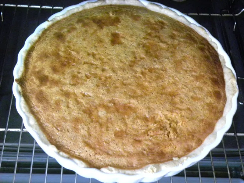 Pumpkin filling after baking image