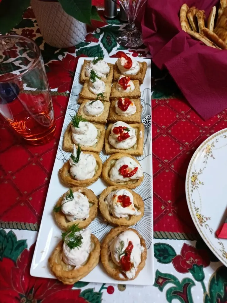 Vols au vent with salmon filling image